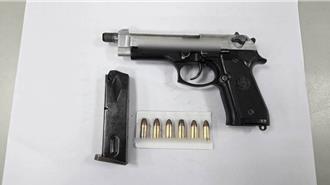 高雄醋男持刀槍追情敵遭警圍捕！衝木材行拿槍「瞄司機」劫車逃遭起訴