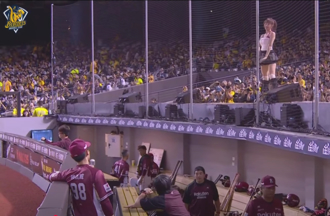 陳晨威又探頭了！狂盯啦啦隊女友Julia扭腰熱舞　一舉動閃瞎全場