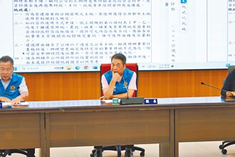 後龍營建廢棄物處理場 鍾東錦指示加快腳步