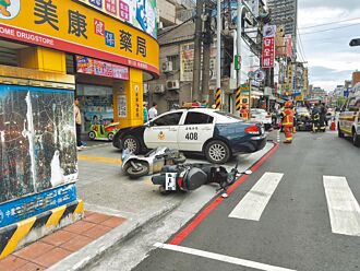 土城 無照男暴衝 撞7車釀9傷