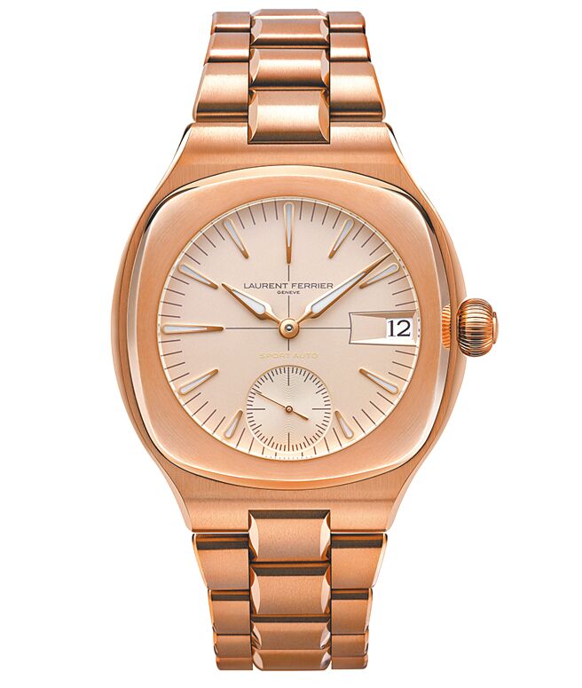 瑞士独立制表LAURENT FERRIER为庆祝15周年推出SportAuto 79红金腕表，328万元。（瑞博品提供）