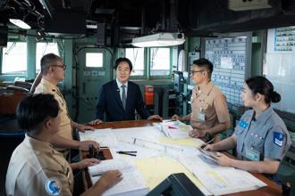 【錄製莒光園地「與官兵有約」】賴總統勉秉持錨鍊精神 當守護國安堅實屏障