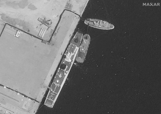 南海撞上驅逐艦重創 衛星照曝陸海警船海南大修