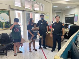 女童偷溜出門獨坐超商  大園警民合作找到家人