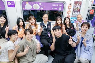 桃捷「美食腸腸號」啟航！ 張善政捷運上對談年輕世代觀點與願景