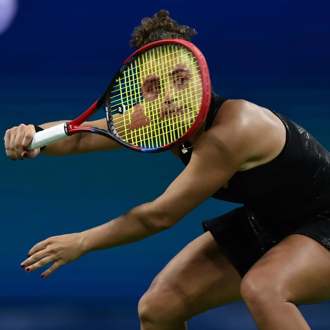 美網》攝影神捕捉！鮑琳妮「萬聖節面具照」本人都笑了