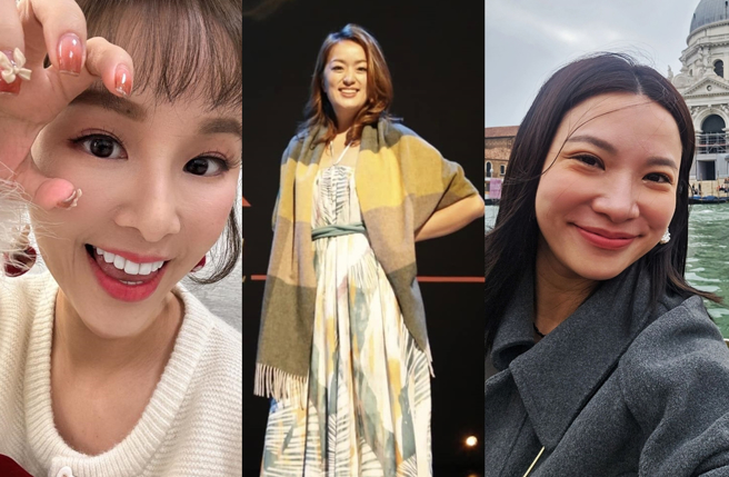 張齡予（左起）、凱莉、台灣妞發表對配方奶看法。（圖／翻攝自張齡予、凱莉蹲下去、台灣妞韓國臉書）