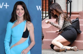 安海瑟薇惨摔下楼梯！「鞋跟断飞」惊险画面遭疯传 本人发声了