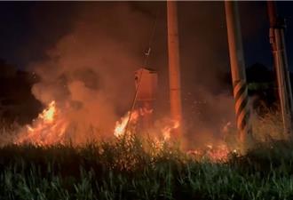 金門雜草堆突冒火險燒民宅 警消馳援3分鐘撲滅解危機