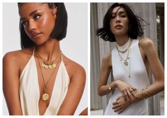 莫莉尬TYLA 同穿白色礼服、PANDORA珠宝比美