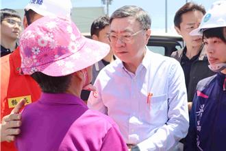 卓揆赴嘉義縣巡視災後房屋修繕狀況 藍營議員陳情引騷動