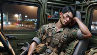 離開哨所偷偷溜進車內 陸軍上兵爽睡71分鐘慘了