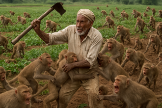 67歲印翁遭猴群圍攻！ 民眾發現已重傷身亡