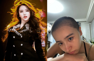 26岁女星退圈4月「突剃光头」 神情憔悴照曝光惹网忧