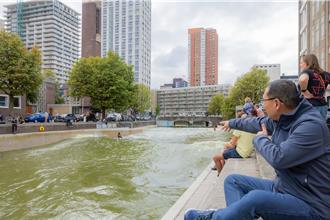 侯友宜海外取經！參訪荷蘭「城市衝浪池」 曝背後目的