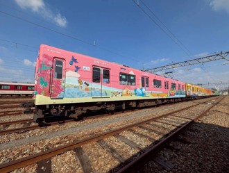 台灣美食躍上日本電車  近鐵北捷聯名彩繪列車大阪上路