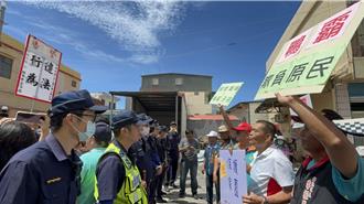 枋山風力發電再爆衝突 鄉民抗議疑偷開工