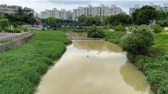 台南竹溪悲剧！管线破裂泥沙灌爆 美景一夕变「黄河」