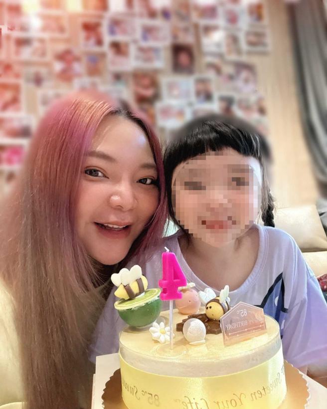 2從大陸返台的小甜甜，日前透露要專心做全職媽媽。（圖／翻攝自小甜甜臉書）