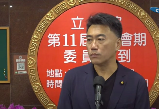 国民党立法院党团首席副书记长林沛祥。（取自中天新闻）