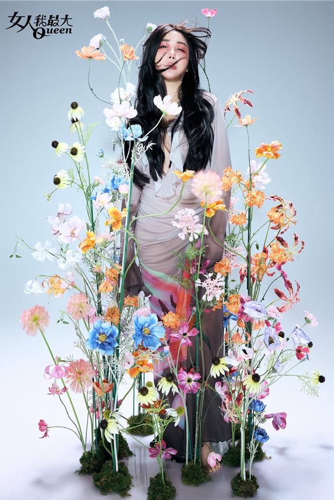 蓝心湄拍摄《女人我最大》9月封面。（女人我最大提供）