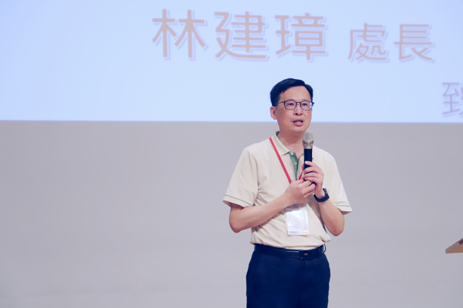 「114年度私立大专校院人事主管会报」于南华大学举行，共商高教人力资源，教育部人事处处长林建璋致词。(照片/南华大学提供)