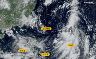2新低壓將生成 不排除周末靠近台灣 周五前熱對流旺盛雷雨狂炸