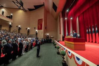 【114年軍人節表揚大會】賴總統：落實全民團結 守護臺灣民主自由