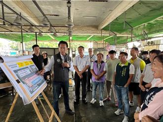 钢筋外露掉土块！台南安平鱼市场将拆建 力拚2028年临时拍卖场启用