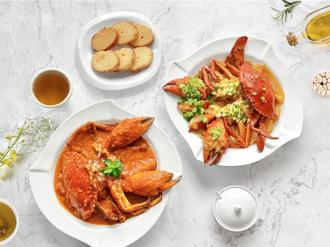 秋天品蟹好時節 高雄翰品酒店推半價紅蟳、超值沙公料理