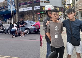 新莊棒球場前男子遭多人壓制　結局竟讓人感到「療癒」