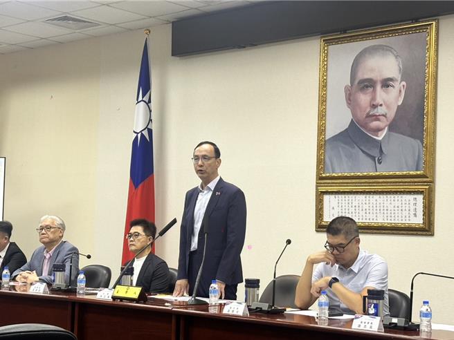 国民党主席朱立伦。（周毓翔摄）