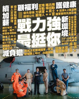 【九三軍人節】賴總統：5大施政 力挺國軍