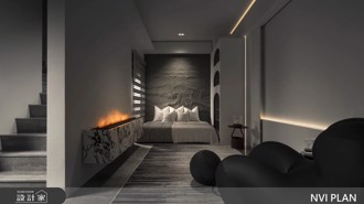 極簡老錢風太美了！智能控制全宅、夢幻RGB壁爐，台南別墅設計宅開箱！