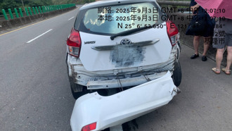 未保持車距？台62線3.5K追撞事故 48歲女駕駛撞貨車受傷