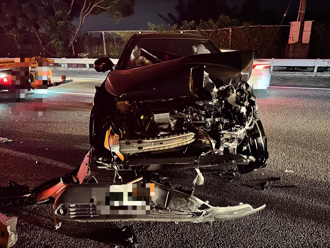 辅助驾驶失灵？国1路竹段车祸　男开自驾追撞缓撞车