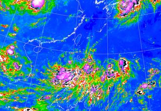 天氣》周末熱帶擾動發展 雨區擴大連下5天