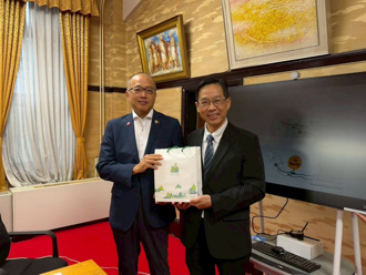 中市府經發局拜會姊妹市宮崎縣府  推動市政合作