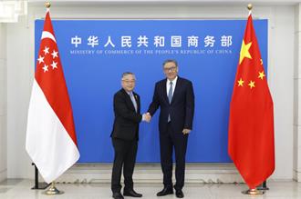 陸商務部長晤星副總理 拓展數位經濟、綠色發展領域合作