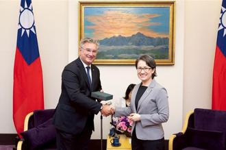 見義國會友台小組訪團  蕭美琴：盼深化經貿科文交流