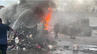 台東卑南鄉資收場驚傳火警！　濃煙直竄天際