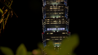 超美！台北101點亮大師兄林智勝　致敬傳奇球星榮耀引退