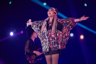 影》林智勝引退賽第2戰！張惠妹開唱〈三天三夜〉嗨翻大巨蛋