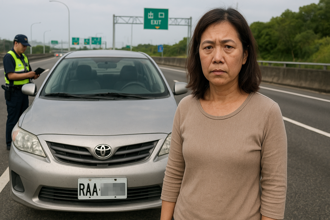 2分鐘蛇行＋急煞連續罰 車主喊冤「我不在場」法官不買單