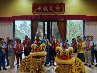 瑤池金母聖誕前夕 新北民政局長走訪石門三大宮廟祈福