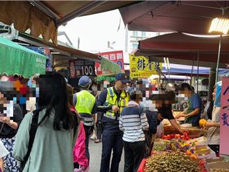 苗栗南苗市場中元節扒手亂入  員警立即啟動防制作為