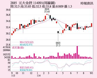 元大金 雙引擎獲利穩