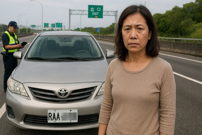 2分钟蛇行＋急煞连续罚，女车主喊冤「我不在场」，法官不买单。（示意图、与本案无关／AI生成）