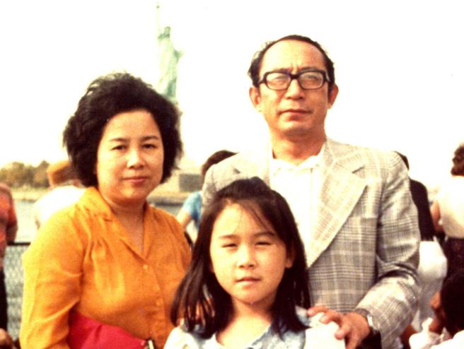 曲艾玲与父母感情相当好。（曲艾玲提供）