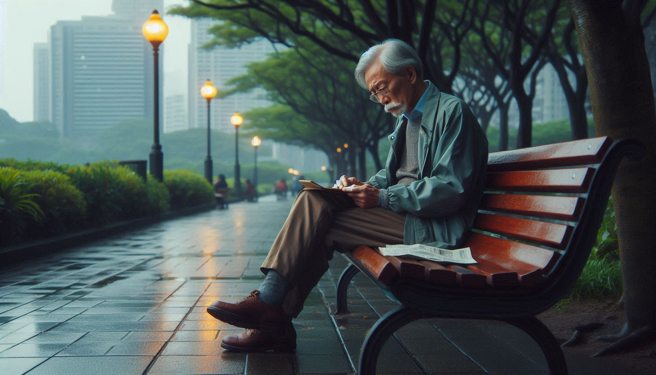 家暴父亲晚年无依讨扶养，3孩拳头硬：我们不欠他！获准免除扶养义务。（示意图、与本案无关／AI生成）